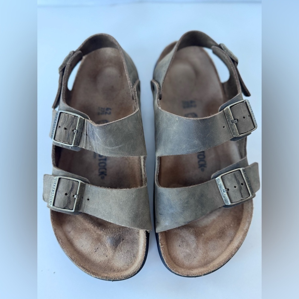 Birkenstock Milano Sling back Buckle Men’s Sandals Shoes Size 42 - Picture 3 of 11